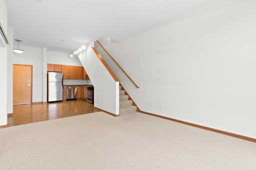 Stairway to loft area