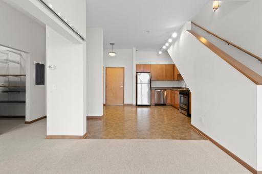 Closet just to the right as you walk in to your condo