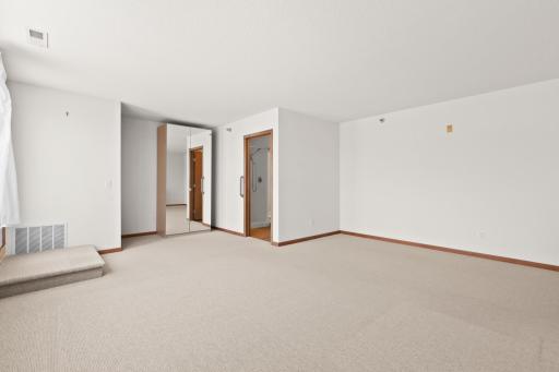 Loft area with views of 3/4 bath