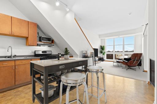 Virtual staging of kitchen