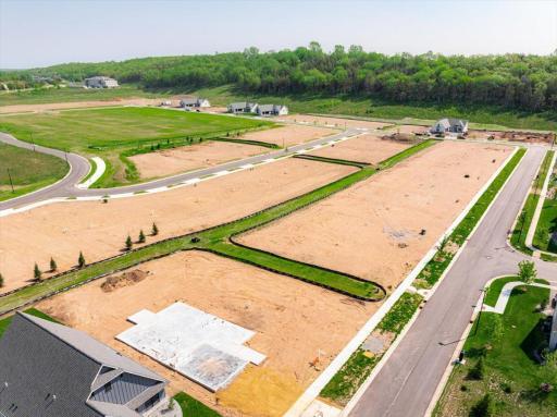 Aerial Close Up of Lots June 2024