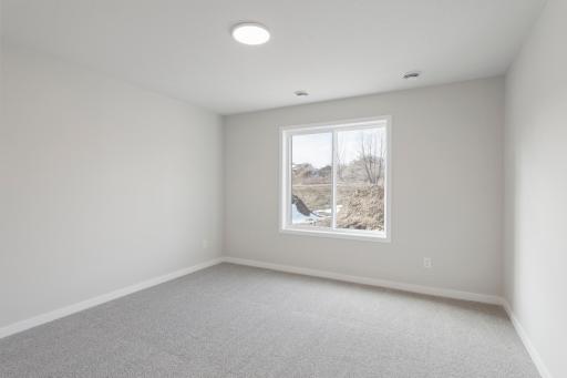 Comfortable third bedroom in the finished lower level, ideal for guests or office space.