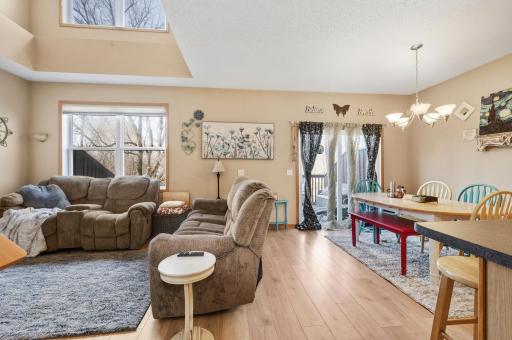 Brand new updated dinning and living room spaces