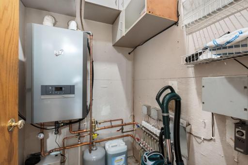 New top of the line boiler for the in floor heating system
