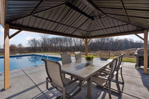 Gazebo Prepped for Outdoor Kitchen