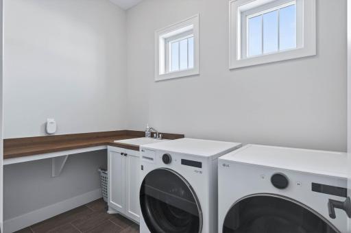 Spacious Main Floor Laundry