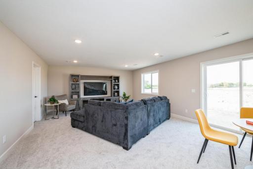 Lower level is a full basement