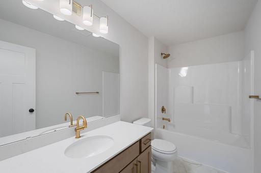 Upper Level Bathroom (Photo of similar home - Colors and selections will vary)