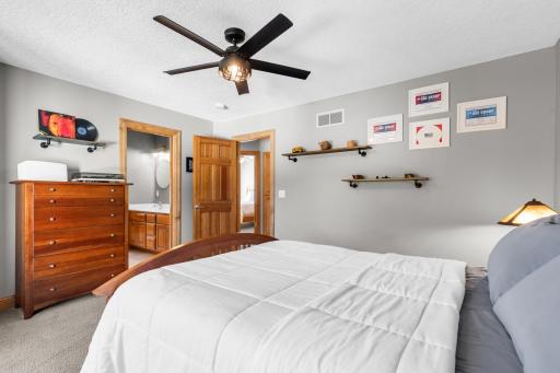 Bedroom 3 with walk-in closet.