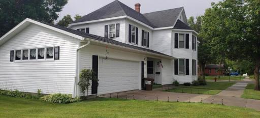 Photo for 155 4th Avenue SW, Perham, MN 56573 - listing #7000245 Garage View and entry to First apartment.