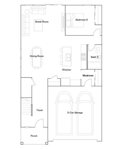 Main level floorplan