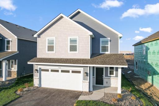 Photo is of the actual home.