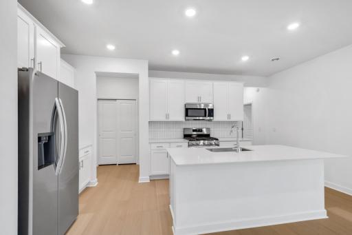 Photo is of the actual home.