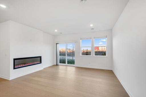 Photo is of the actual home.