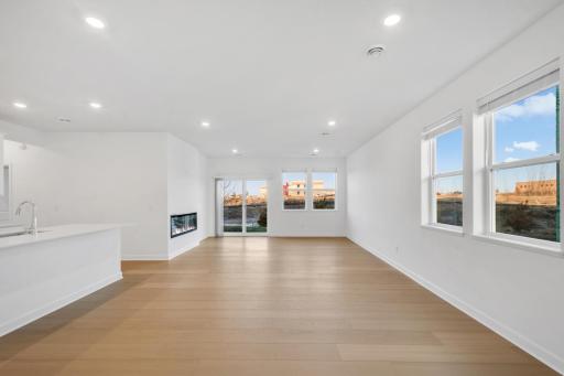 Photo is of the actual home.