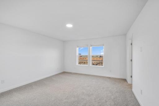 Photo is of the actual home.