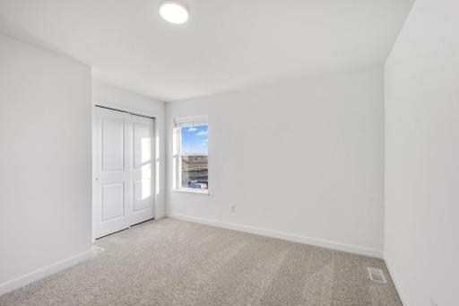 Photo is of the actual home.