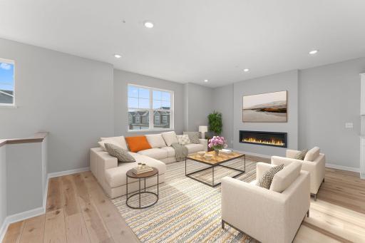 Illustration Photo Only of the Family Room