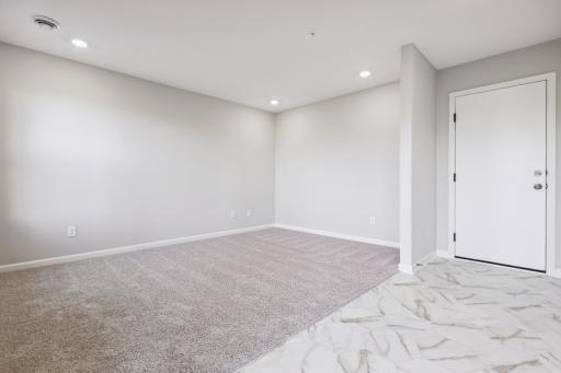 Flex room off garage entry great for family fun night, a game room or just for relaxing, you decide!