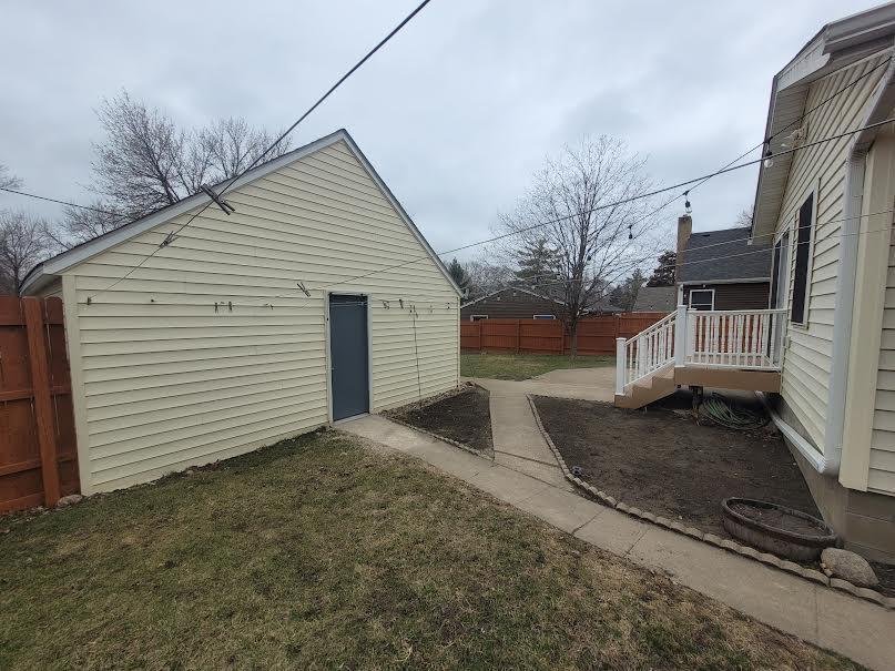 Garage and Garden Space