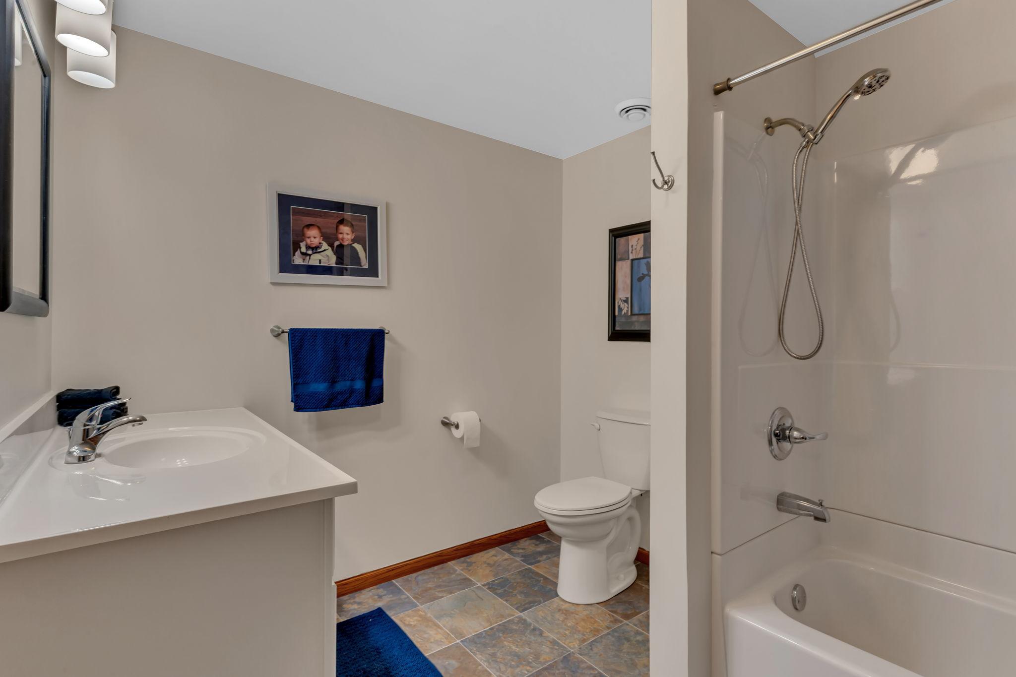 Lower full bath