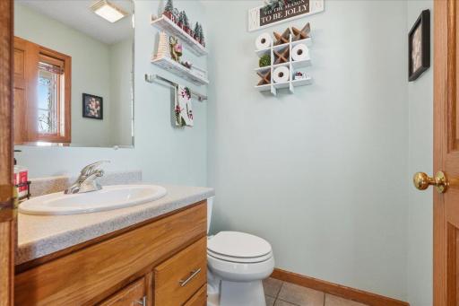 1/2 bath on the main level