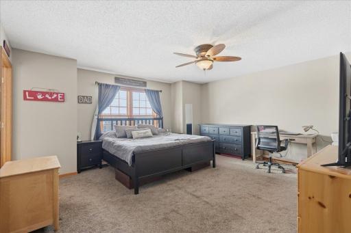 Large primary bedroom in the upper level!