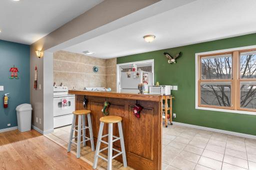 Kitchen area with lots of possibilites