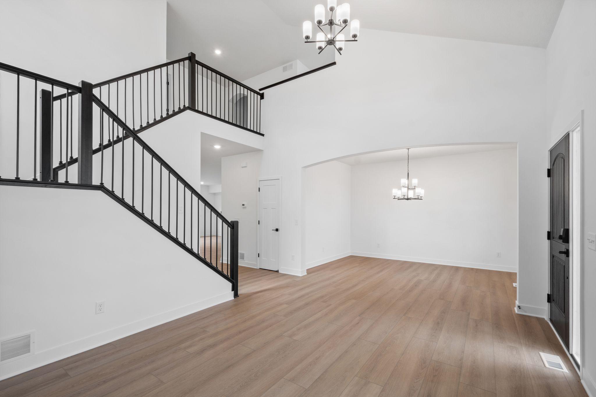 Near the entry is a formal dining room, ideal for everything from Sunday dinners to holiday celebrations.