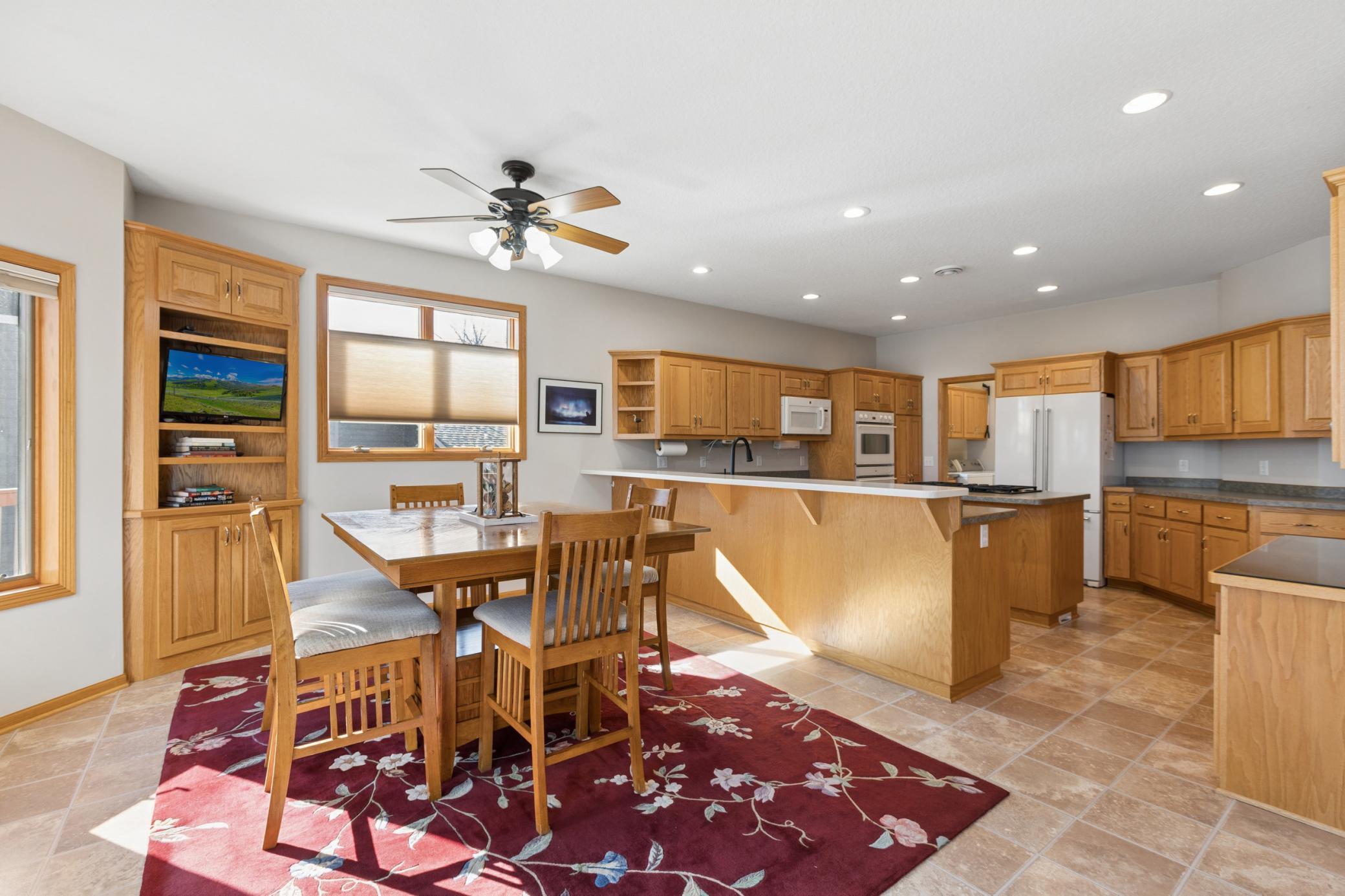 The open design of this home allows everyone to be together while entertaining family and friends at the lake. This great location is less than an hour from the Twin Cities metro.