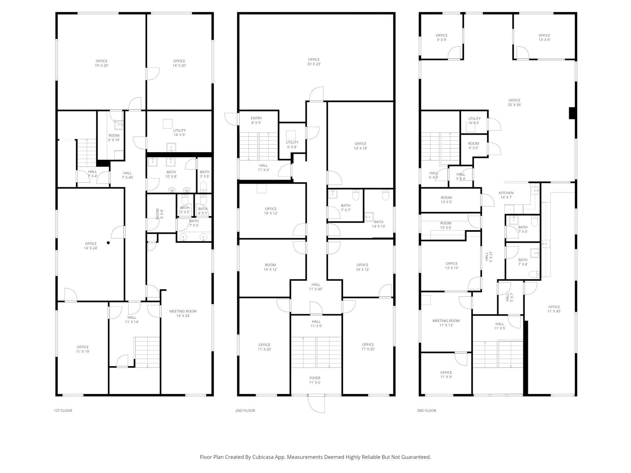 Entire Building Floor Plans