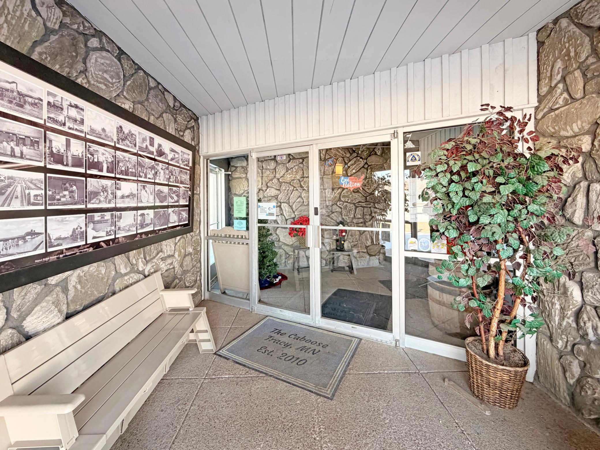 A welcoming entrance greets your guests as they arrive