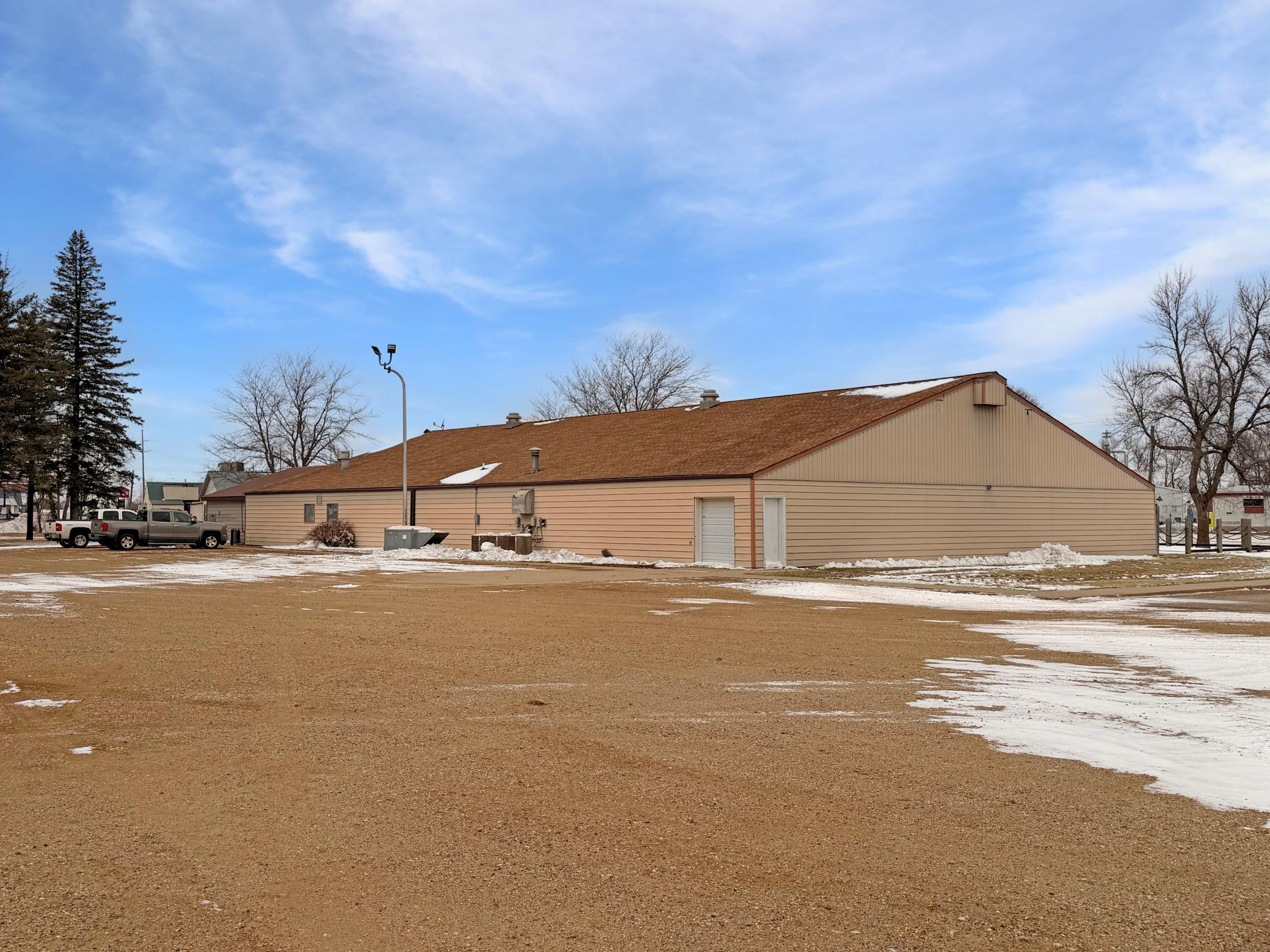Ample parking with two lots, for whatever type of event you have planned