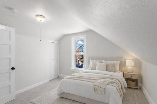 Upper level: bedroom 2 (virtually staged)