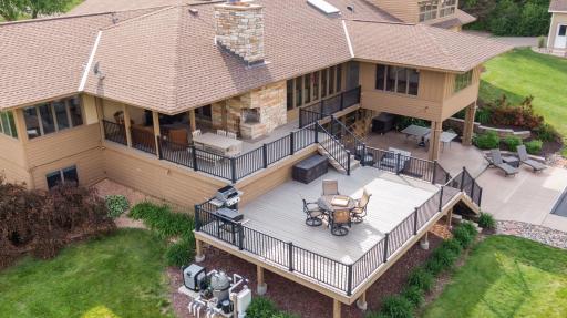 The multi-level deck extends your living space â ideal for morning coffee, sunset cocktails, or weekend cookouts with friends.