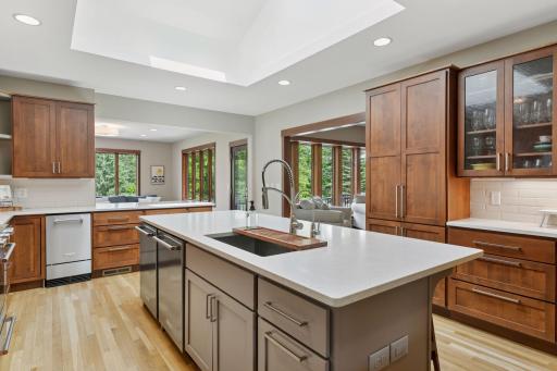 This chefâs kitchen is designed for both daily life and effortless entertaining.