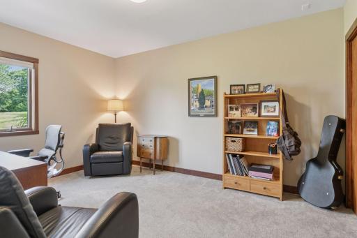 Currently set up as a home office, this flexible lower level bedroom adapts easily to your needsâ whether thatâs workspace, guest room, or creative studio.