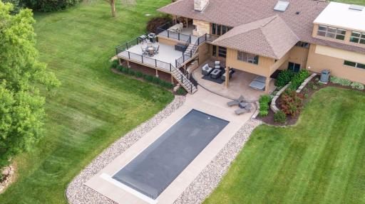 Step outside to your own private oasis, where the sparkling pool invites relaxation and recreation.