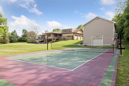 Game on. This sport court brings competitive fun and active living right to your backyard.