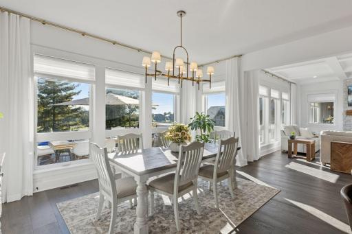 Abundant light through the expansive windows - another design detail that does not disappoint!