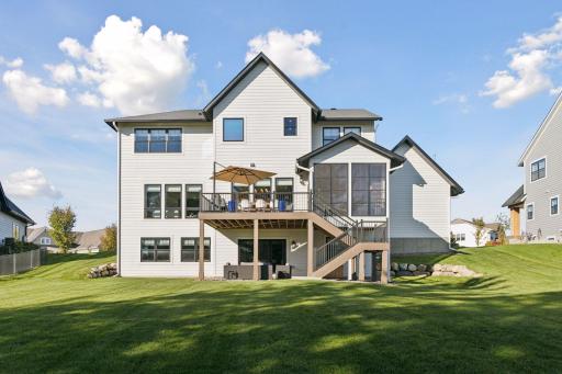A perfectly manicured landscaping makes a statement.