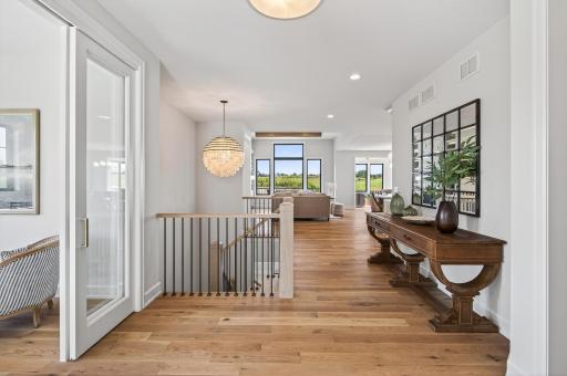 Photo of previous model home by Wooddale Builders