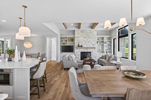 Photo of previous model home by Wooddale Builders