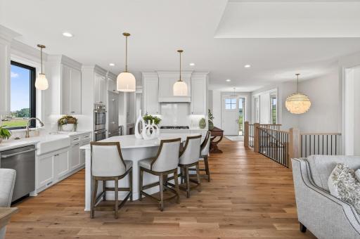 Photo of previous model home by Wooddale Builders