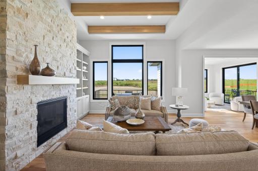 Photo of previous model home by Wooddale Builders