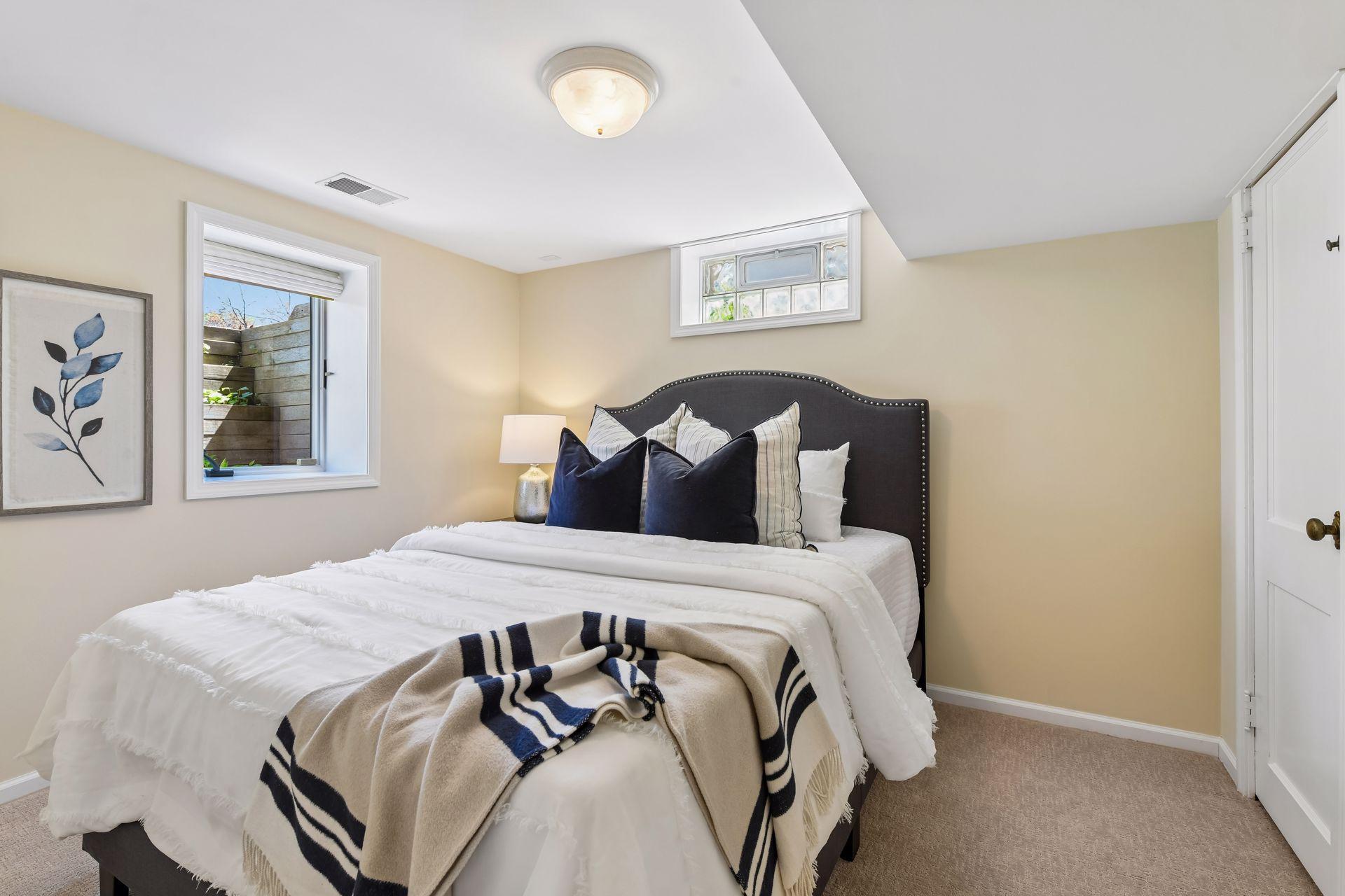 Lower level bedroom.