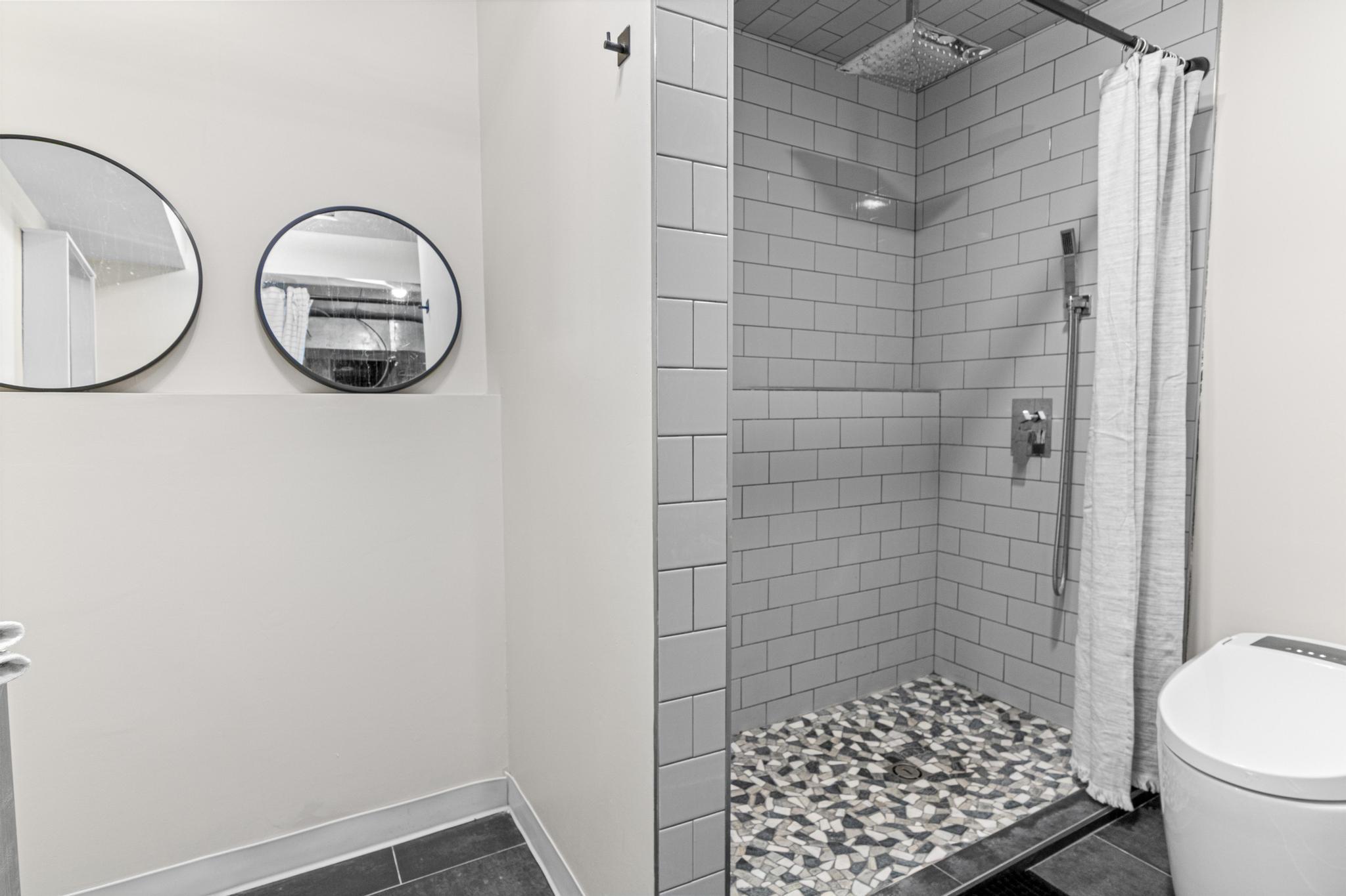 3/4 bathroom in the lower level
