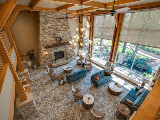 Great view of the main floor lounge area.