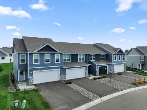 The Finley and the Elliot home plans at Ardan Place in Rosemount. Photo is of similar homes. Options and colors may vary. Ask Sales Agent for details.