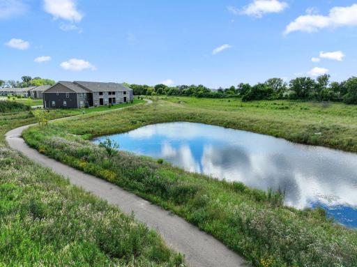 Beautiful ponds and trails at Ardan Place in Rosemount.